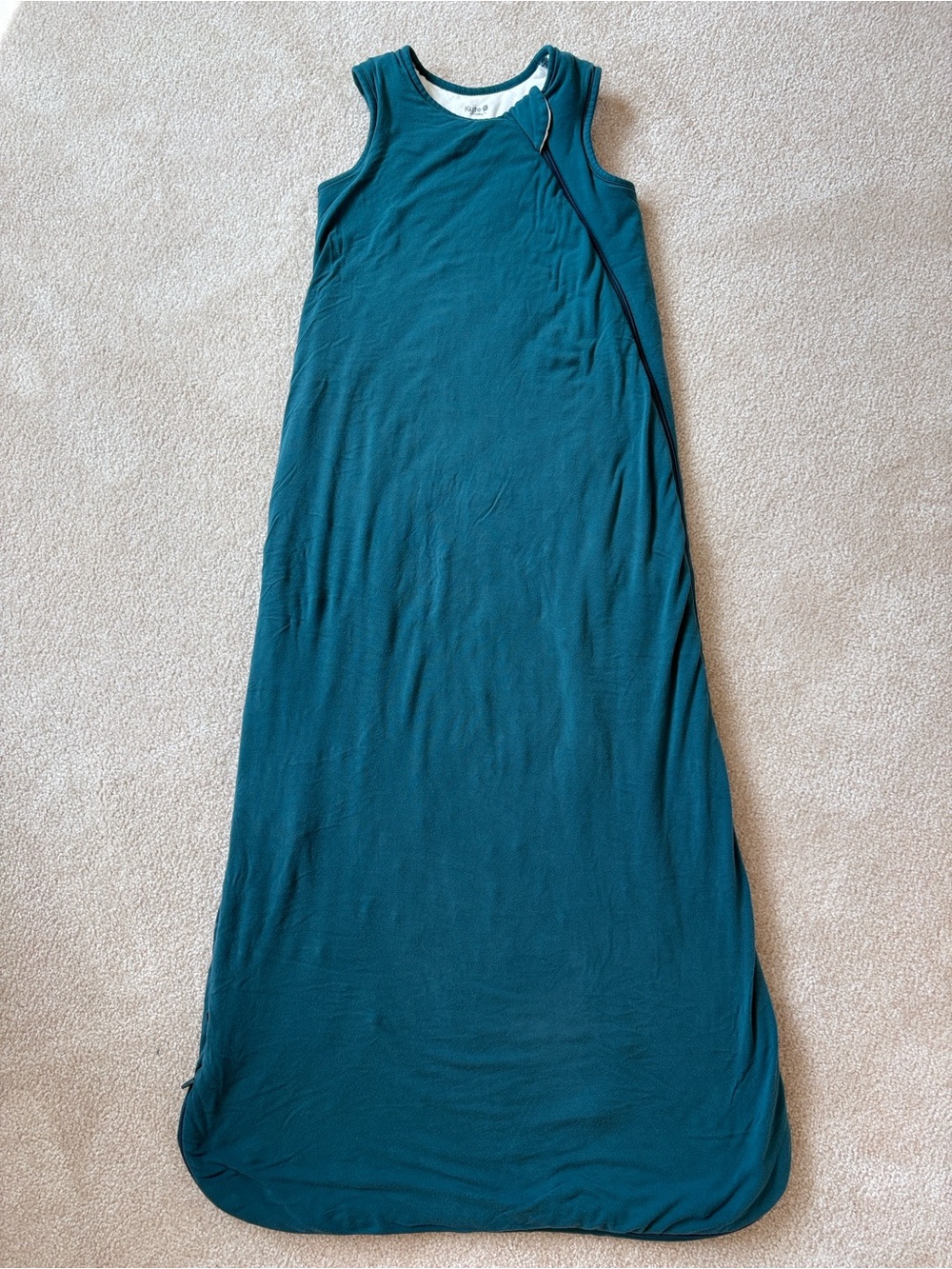 Kyte BABY Teal Sleeveless Zip Sleep Sack - Deep Teal